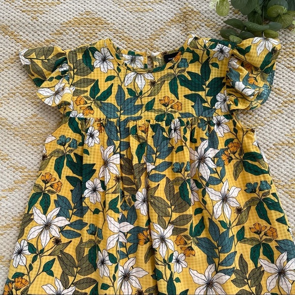 Who what wear yellow floral dress - Picture 3 of 11